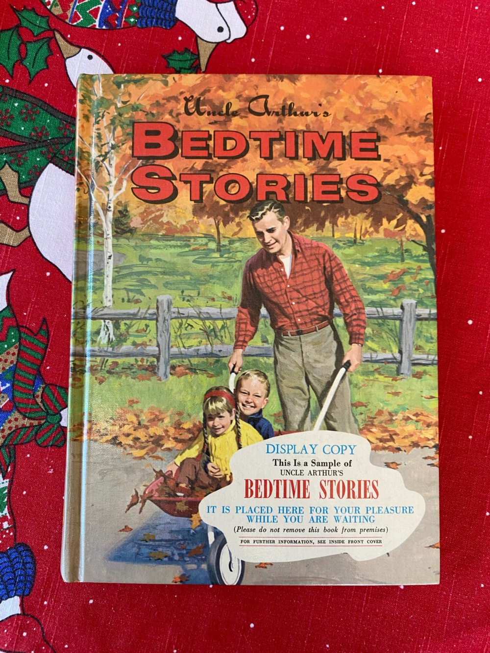 Uncle Arthur’s Bedtime Stories Vol. 1 Maxwell Vintage Hardcover Display Copy